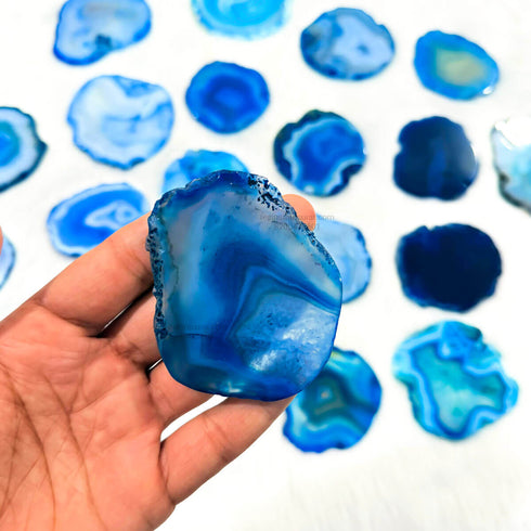 Blue Agate Slice